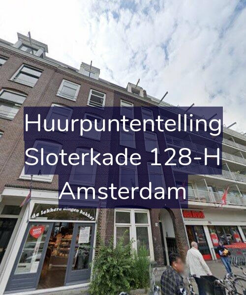 Foto gevel Huurpuntentelling voor Sloterkade 128-H, Amsterdam