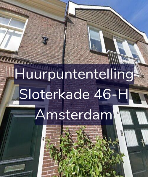 Foto gevel Huurpuntentelling voor Sloterkade 46-H, Amsterdam