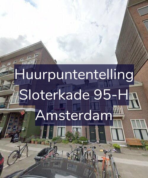 Foto gevel Huurpuntentelling voor Sloterkade 95-H, Amsterdam