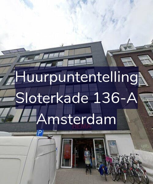 Foto gevel Huurpuntentelling voor Sloterkade 136-A, Amsterdam