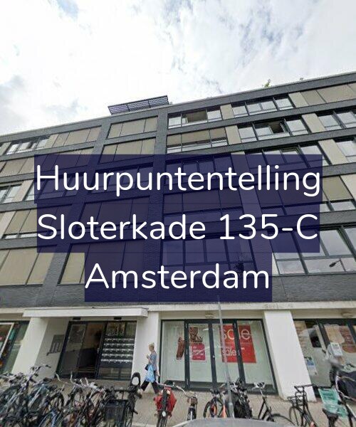 Foto gevel Huurpuntentelling voor Sloterkade 135-C, Amsterdam