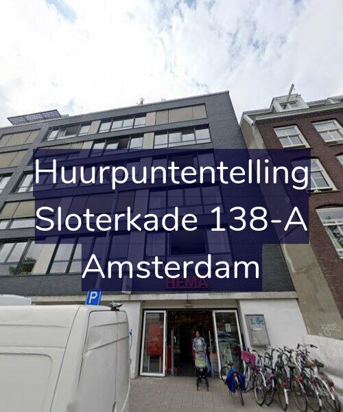 Foto gevel Huurpuntentelling voor Sloterkade 138-A, Amsterdam