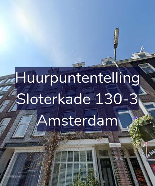 Foto gevel Huurpuntentelling voor Sloterkade 130-3, Amsterdam