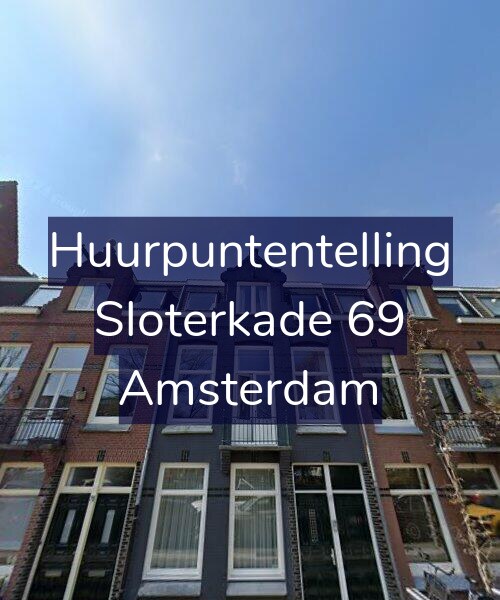 Foto gevel Huurpuntentelling voor Sloterkade 69, Amsterdam