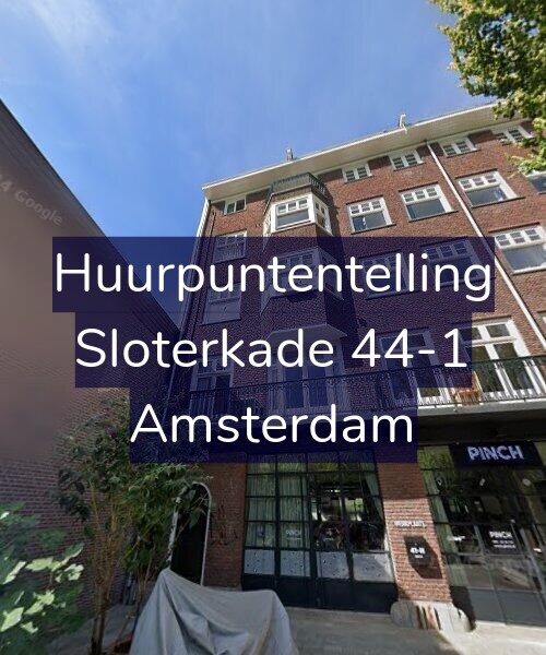 Foto gevel Huurpuntentelling voor Sloterkade 44-1, Amsterdam