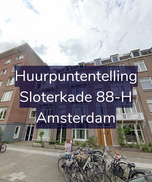 Foto gevel Huurpuntentelling voor Sloterkade 88-H, Amsterdam
