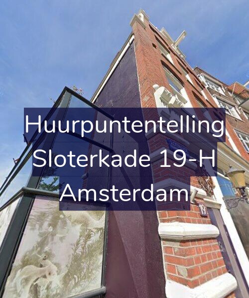 Foto gevel Huurpuntentelling voor Sloterkade 19-H, Amsterdam