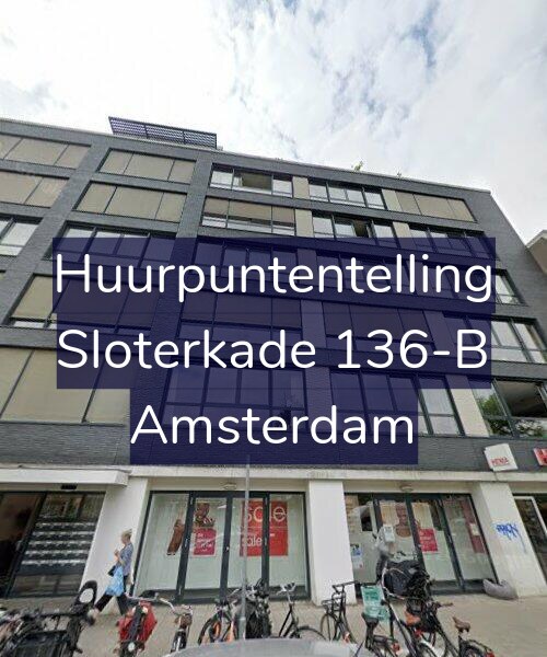 Foto gevel Huurpuntentelling voor Sloterkade 136-B, Amsterdam