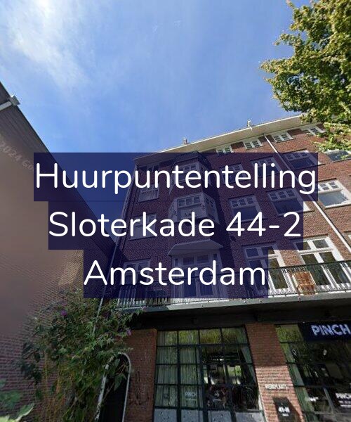 Foto gevel Huurpuntentelling voor Sloterkade 44-2, Amsterdam