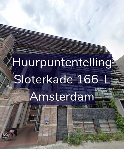Foto gevel Huurpuntentelling voor Sloterkade 166-L, Amsterdam