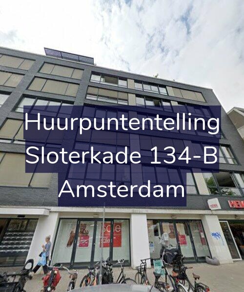 Foto gevel Huurpuntentelling voor Sloterkade 134-B, Amsterdam
