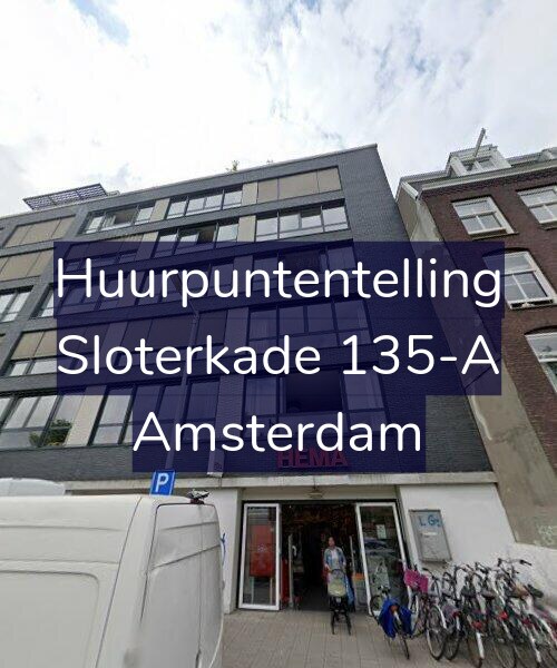 Foto gevel Huurpuntentelling voor Sloterkade 135-A, Amsterdam