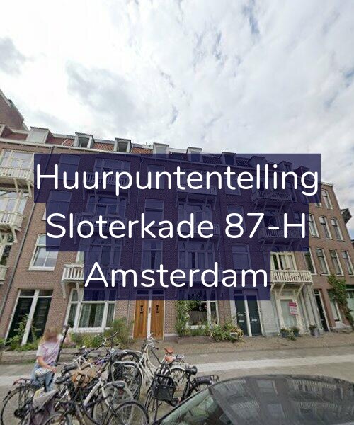 Foto gevel Huurpuntentelling voor Sloterkade 87-H, Amsterdam