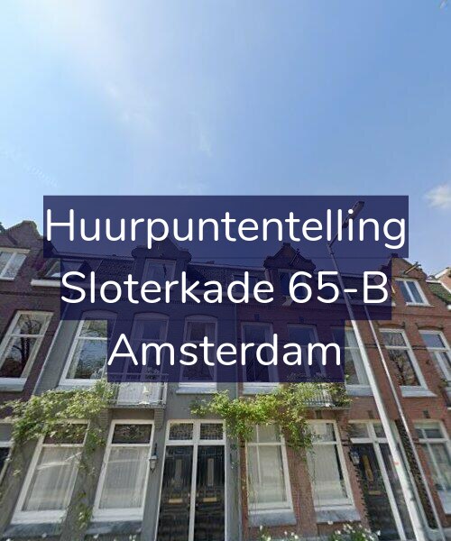 Foto gevel Huurpuntentelling voor Sloterkade 65-B, Amsterdam