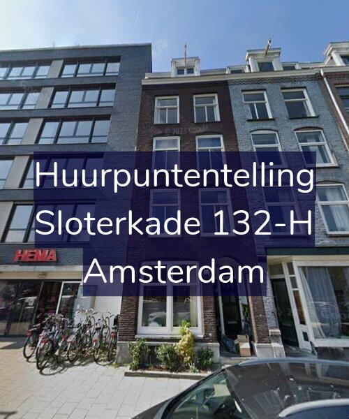 Foto gevel Huurpuntentelling voor Sloterkade 132-H, Amsterdam