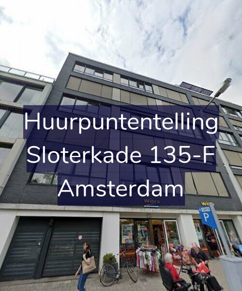 Foto gevel Huurpuntentelling voor Sloterkade 135-F, Amsterdam