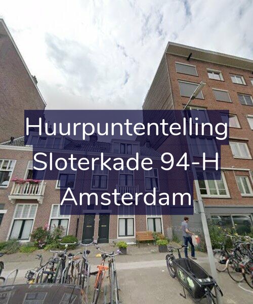 Foto gevel Huurpuntentelling voor Sloterkade 94-H, Amsterdam