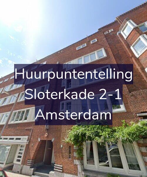 Foto gevel Huurpuntentelling voor Sloterkade 2-1, Amsterdam