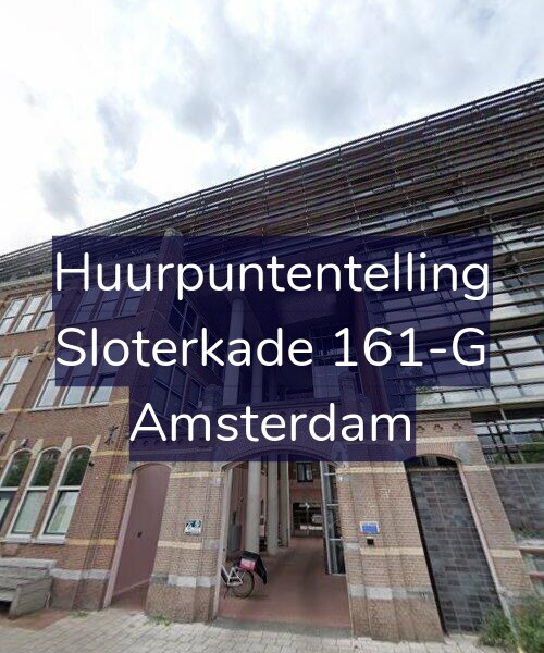 Foto gevel Huurpuntentelling voor Sloterkade 161-G, Amsterdam