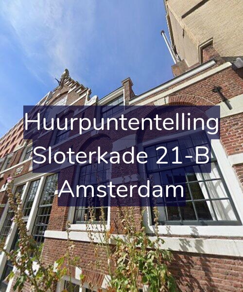 Foto gevel Huurpuntentelling voor Sloterkade 21-B, Amsterdam