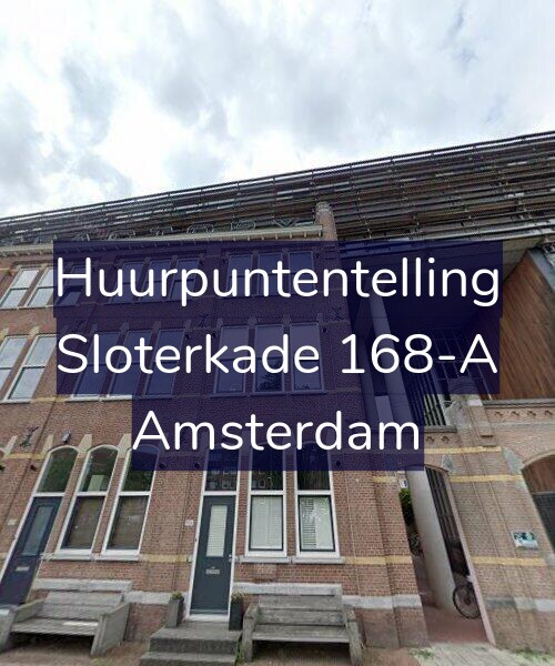 Foto gevel Huurpuntentelling voor Sloterkade 168-A, Amsterdam