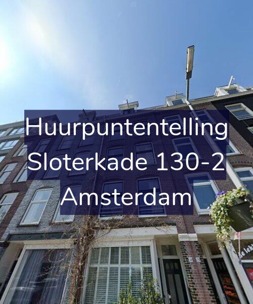 Foto gevel Huurpuntentelling voor Sloterkade 130-2, Amsterdam