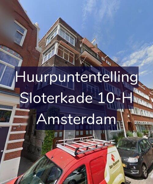 Foto gevel Huurpuntentelling voor Sloterkade 10-H, Amsterdam