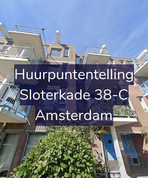 Foto gevel Huurpuntentelling voor Sloterkade 38-C, Amsterdam
