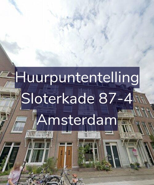 Foto gevel Huurpuntentelling voor Sloterkade 87-4, Amsterdam