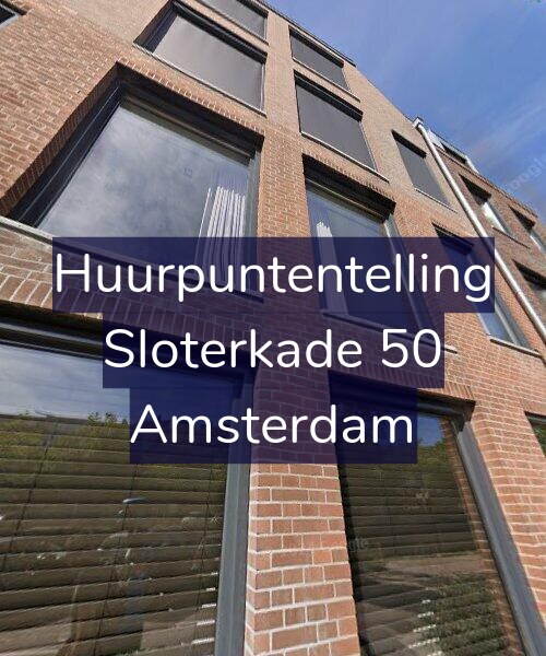 Foto gevel Huurpuntentelling voor Sloterkade 50, Amsterdam