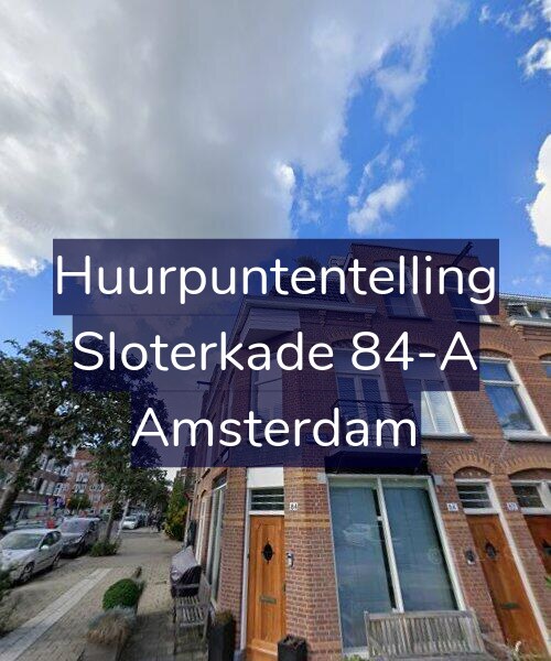 Foto gevel Huurpuntentelling voor Sloterkade 84-A, Amsterdam