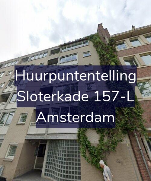 Foto gevel Huurpuntentelling voor Sloterkade 157-L, Amsterdam
