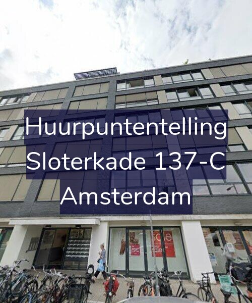 Foto gevel Huurpuntentelling voor Sloterkade 137-C, Amsterdam