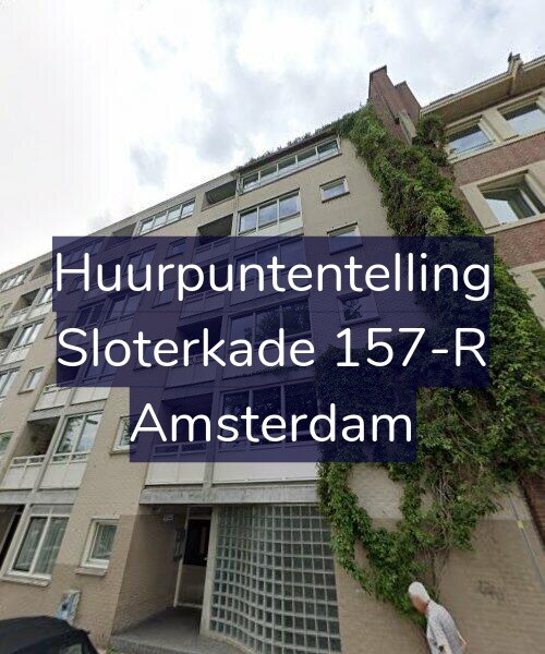 Foto gevel Huurpuntentelling voor Sloterkade 157-R, Amsterdam
