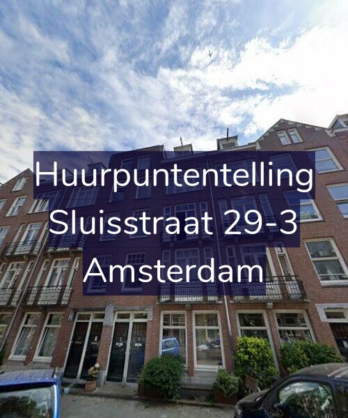 Foto gevel Huurpuntentelling voor Sluisstraat 29-3, Amsterdam