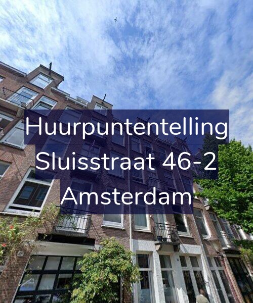 Foto gevel Huurpuntentelling voor Sluisstraat 46-2, Amsterdam