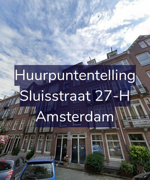 Foto gevel Huurpuntentelling voor Sluisstraat 27-H, Amsterdam
