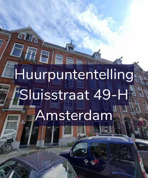 Foto gevel Huurpuntentelling voor Sluisstraat 49-H, Amsterdam