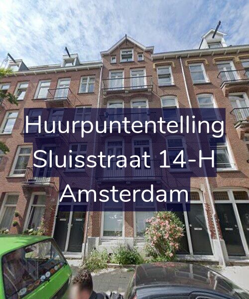 Foto gevel Huurpuntentelling voor Sluisstraat 14-H, Amsterdam