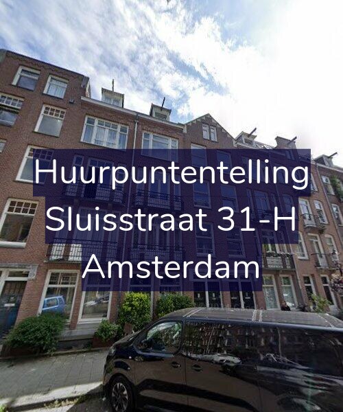 Foto gevel Huurpuntentelling voor Sluisstraat 31-H, Amsterdam