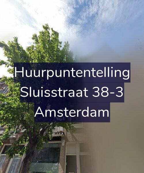 Foto gevel Huurpuntentelling voor Sluisstraat 38-3, Amsterdam