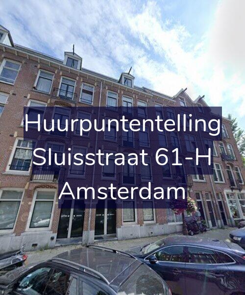 Foto gevel Huurpuntentelling voor Sluisstraat 61-H, Amsterdam