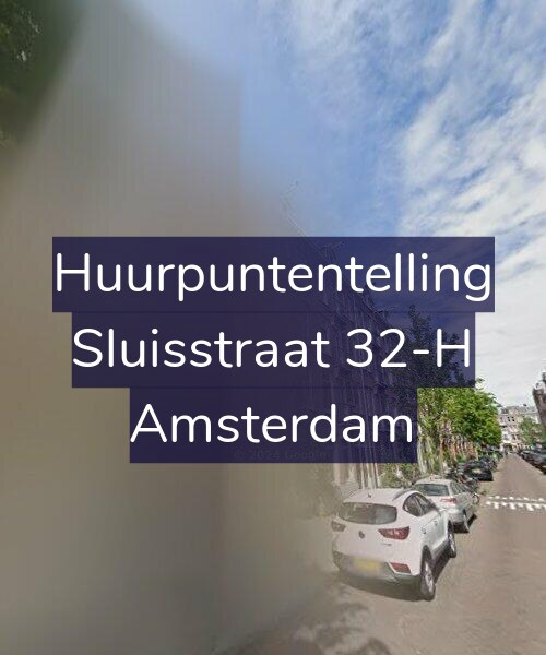 Foto gevel Huurpuntentelling voor Sluisstraat 32-H, Amsterdam