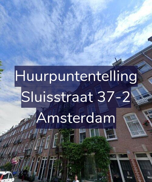 Foto gevel Huurpuntentelling voor Sluisstraat 37-2, Amsterdam