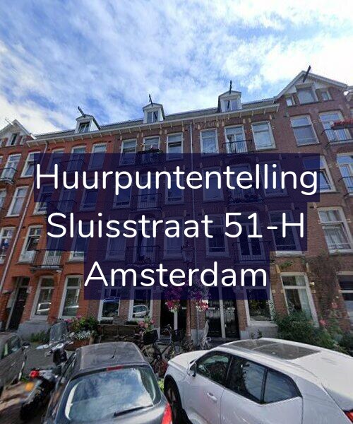 Foto gevel Huurpuntentelling voor Sluisstraat 51-H, Amsterdam