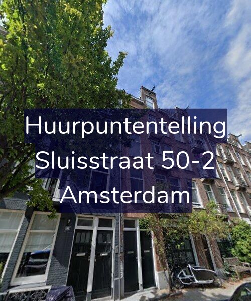 Foto gevel Huurpuntentelling voor Sluisstraat 50-2, Amsterdam
