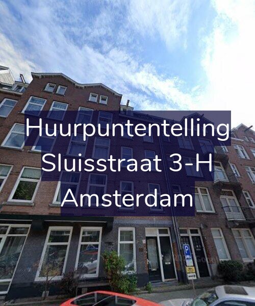 Foto gevel Huurpuntentelling voor Sluisstraat 3-H, Amsterdam