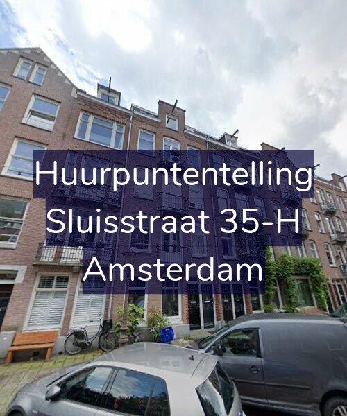 Foto gevel Huurpuntentelling voor Sluisstraat 35-H, Amsterdam
