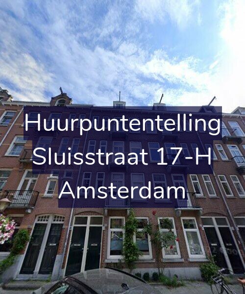 Foto gevel Huurpuntentelling voor Sluisstraat 17-H, Amsterdam