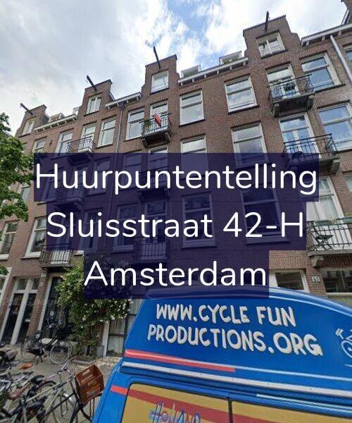 Foto gevel Huurpuntentelling voor Sluisstraat 42-H, Amsterdam